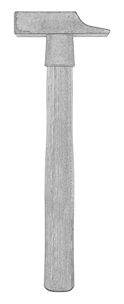 Ein Schreinerhammer wird im Bereich der Holzverarbeitung verwendet.