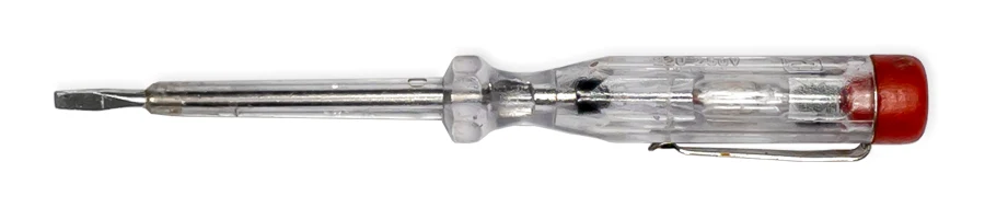 Ein Phasenprüfer für elektrische Arbeiten.